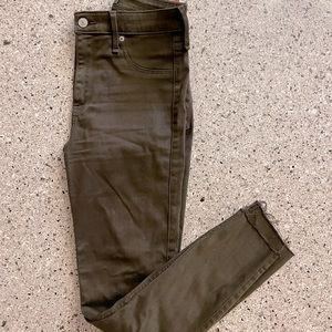 A&F Rise Ankle Jean Leggings